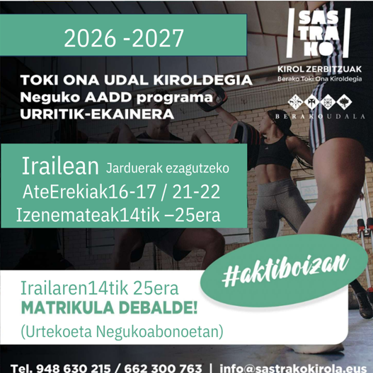 IRAILEAN ATE EREKIAK-MATRIKULA 0€